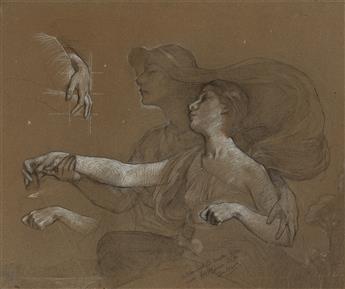 GEORGE RANDOLPH BARSE, JR. Figure, Hand and Arm Studies.